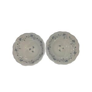 Johann Haviland  bowels blue white floral patterns. Fine China.